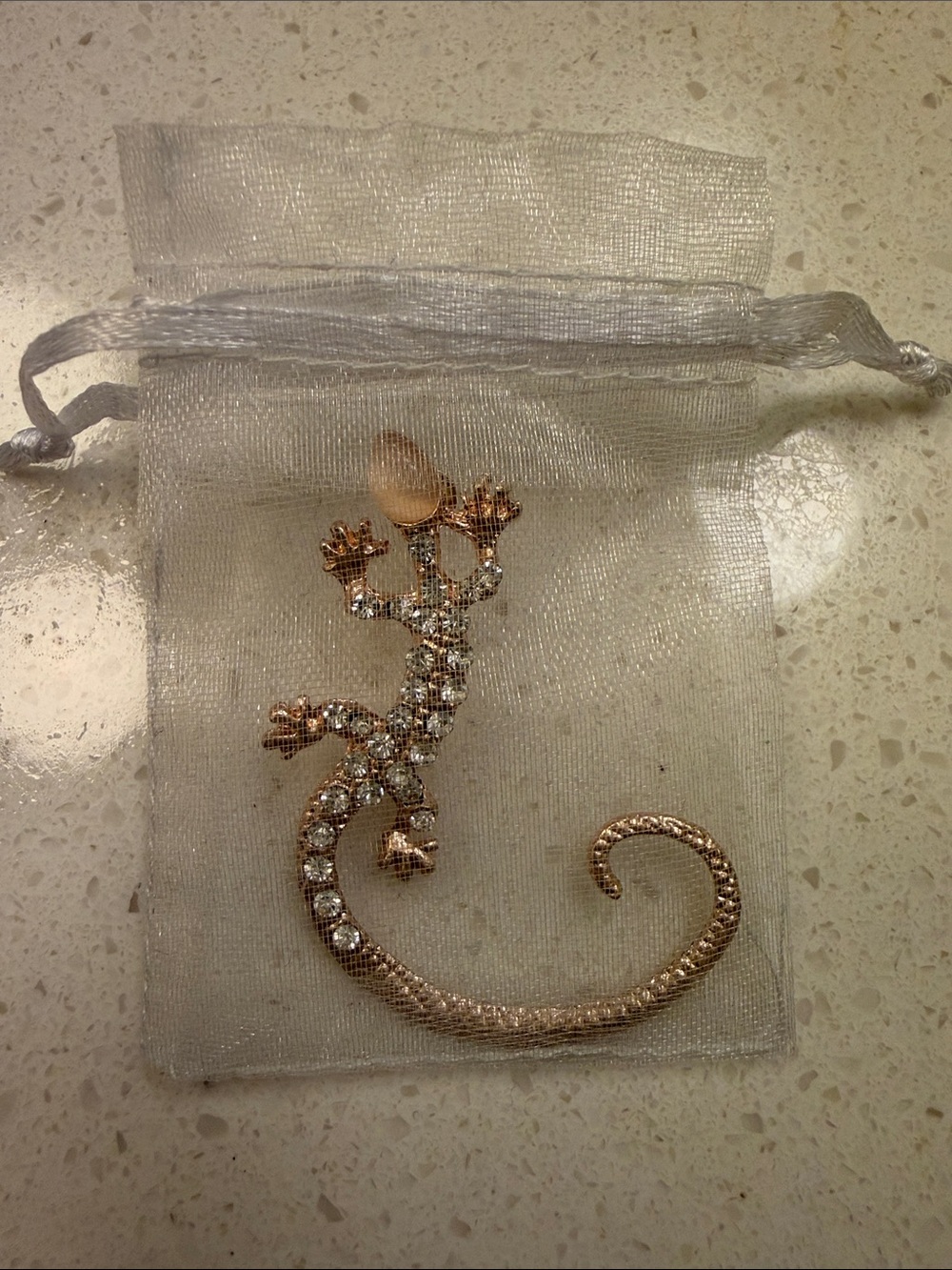 Unique Diamond Lizard Cuff Wrap Around Earring